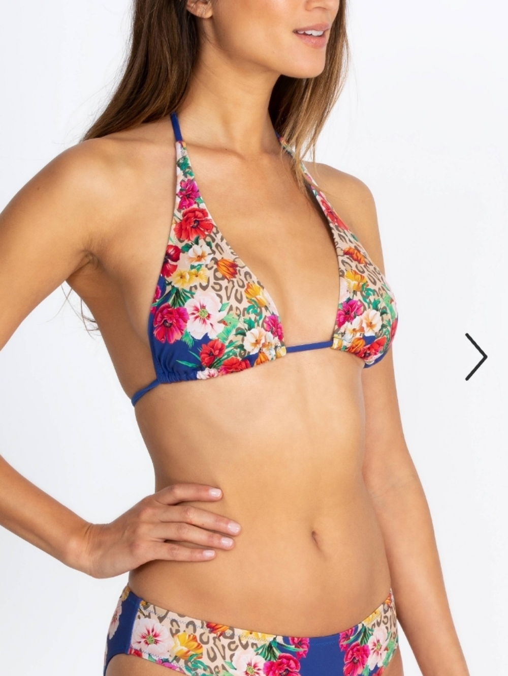 Johnny Was Iva Halter String Bikini Top - Picture 2 of 7